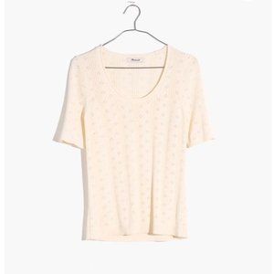 Madewell Pointelle Willford Sweater Tee